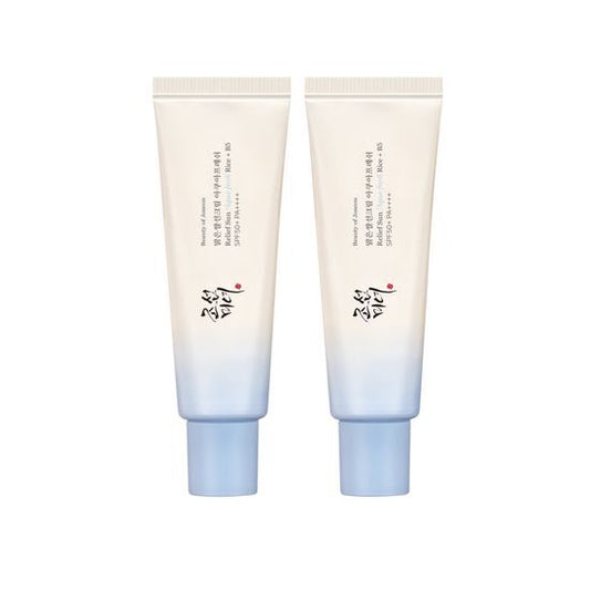 [Beauty of Joseon] Relief Sun Aqua-fresh Rice+B5 (SPF50+ PA++++) 50ml x 2ea - LUUELA