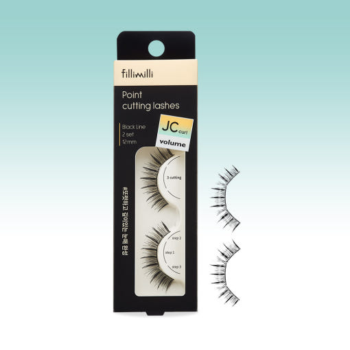 Fillimilli Point Cutting Lashes #VOLUME UP JC-CURL (12mm) - LUUELA