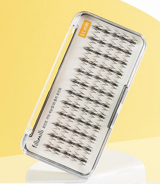 Fillimilli Point Piece Lashes (11mm)(60pcs) #Dolly Point - LUUELA