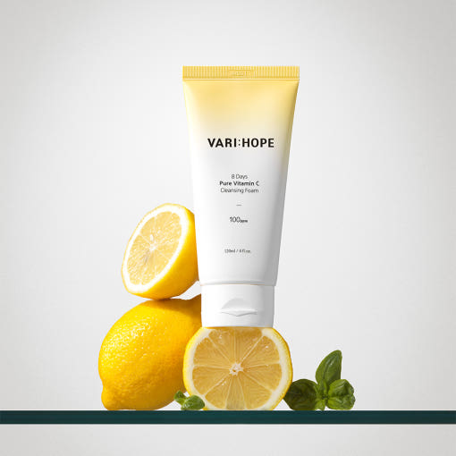 VARIHOPE 8 Days Pure Vitamin C Cleansing Foam 120ml - LUUELA