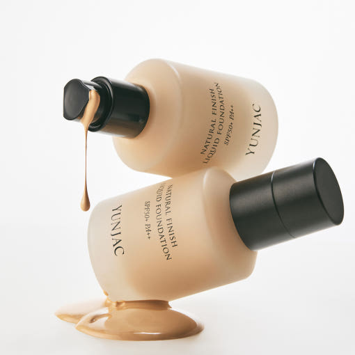 YUNJAC Natural Finish Liquid Foundation SPF50+ PA++ 40ml - LUUELA