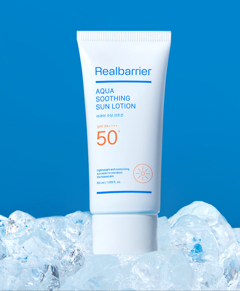 [Real Barrier] Aqua Soothing Sun Lotion SPF50+ PA++++ 50ml - LUUELA
