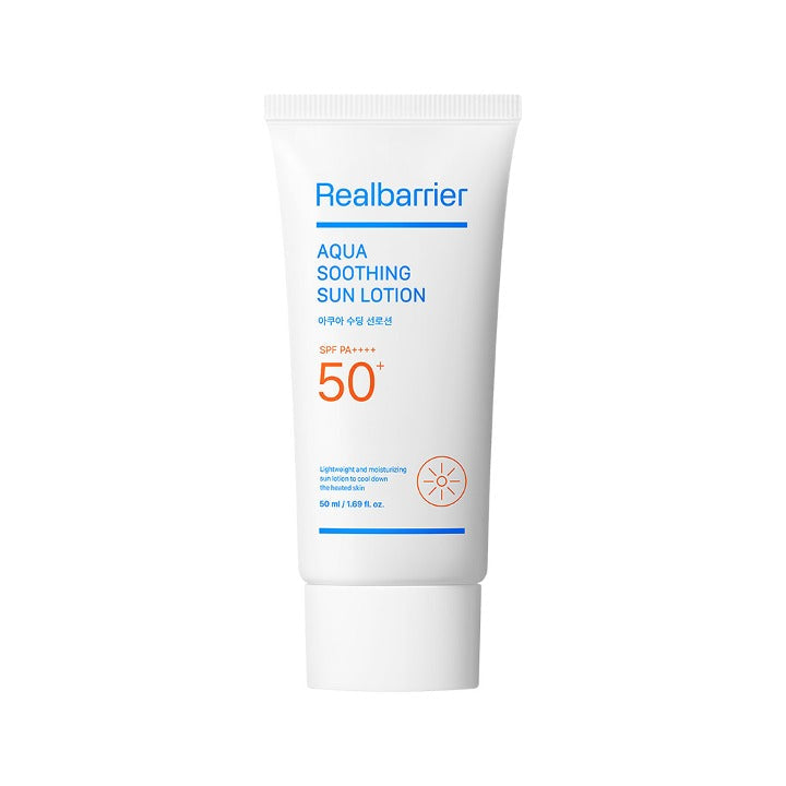 [Real Barrier] Aqua Soothing Sun Lotion SPF50+ PA++++ 50ml - LUUELA