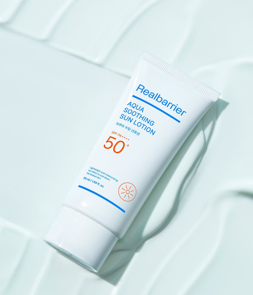 [Real Barrier] Aqua Soothing Sun Lotion SPF50+ PA++++ 50ml - LUUELA