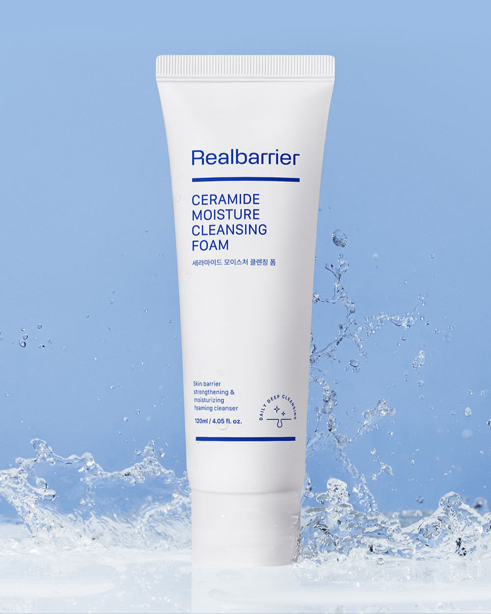 [Real Barrier] Ceramide Moisture Cleansing Foam 120ml - LUUELA