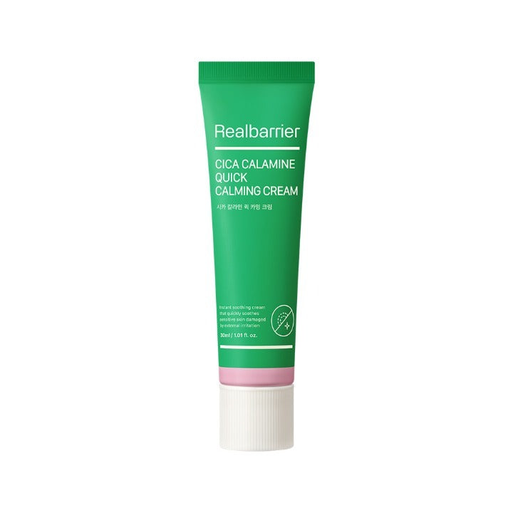 [Real Barrier] Cica Calamine Quick Calming Cream 30ml - LUUELA