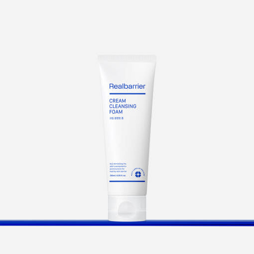 [Real Barrier] Cream Cleansing Foam 120ml - LUUELA