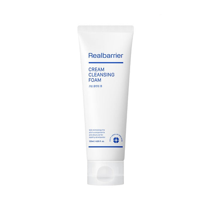 [Real Barrier] Cream Cleansing Foam 120ml - LUUELA