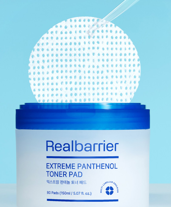[Real Barrier] Extreme Panthenol Toner Pad 150ml/80P - LUUELA