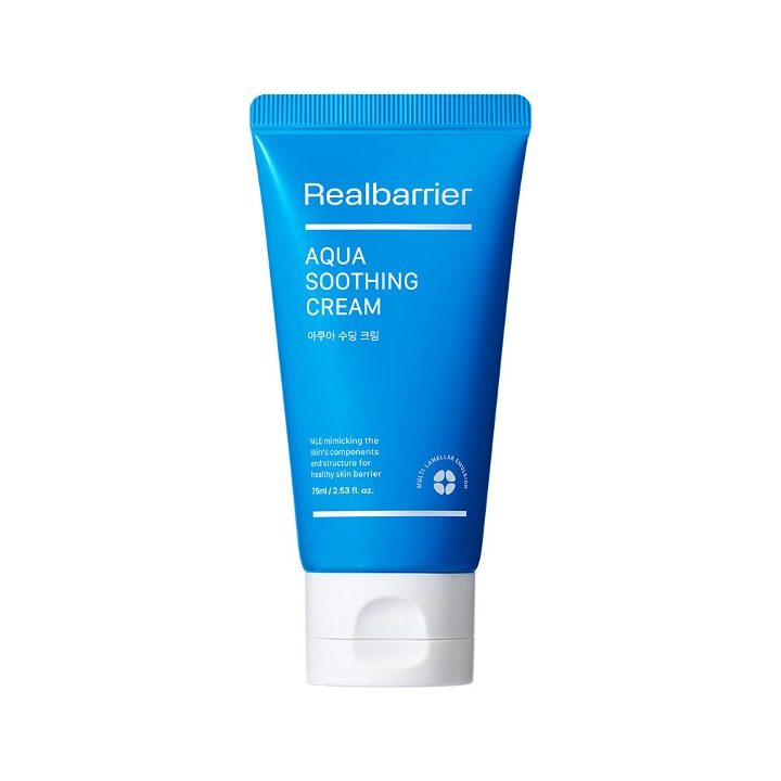 [Real Barrier] Aqua Soothing Cream [Tube] 75ml - LUUELA
