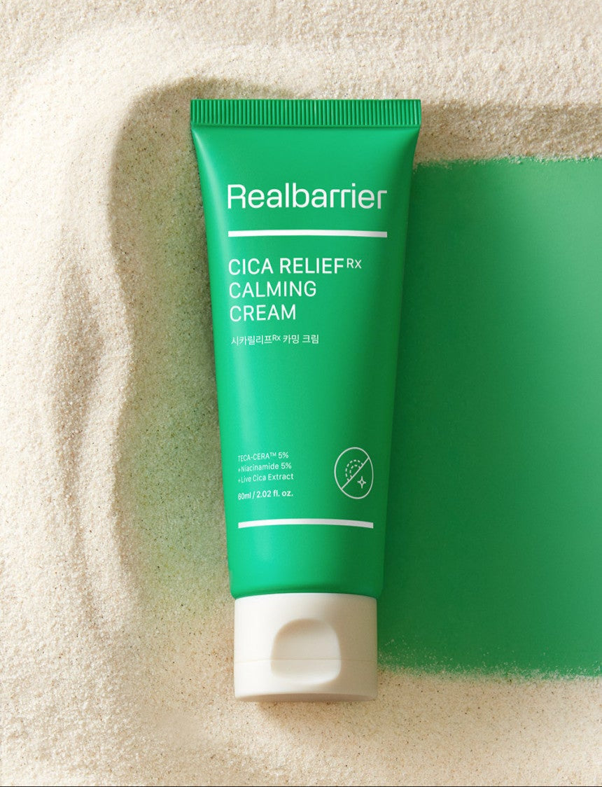 [Real Barrier] Cica Relief Rx Calming Cream 60ml - LUUELA