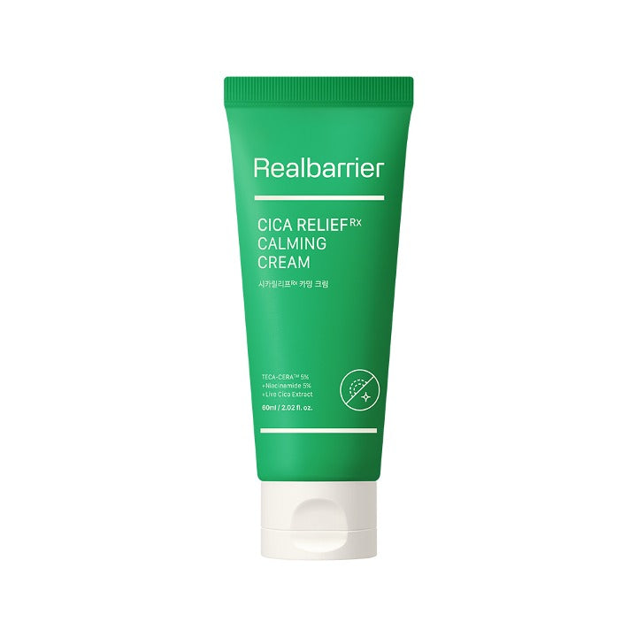 [Real Barrier] Cica Relief Rx Calming Cream 60ml - LUUELA