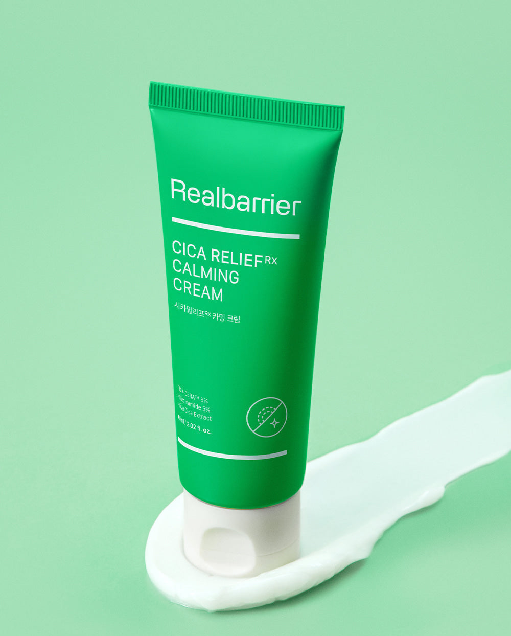 [Real Barrier] Cica Relief Rx Calming Cream 60ml - LUUELA