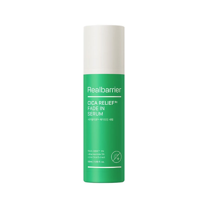 [Real Barrier] Cica Relief Rx Fade In Serum 50ml - LUUELA