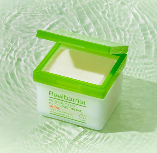 [Real Barrier] CONTROL-T Acid Quick Boosting Pad 210ml/100pads - LUUELA