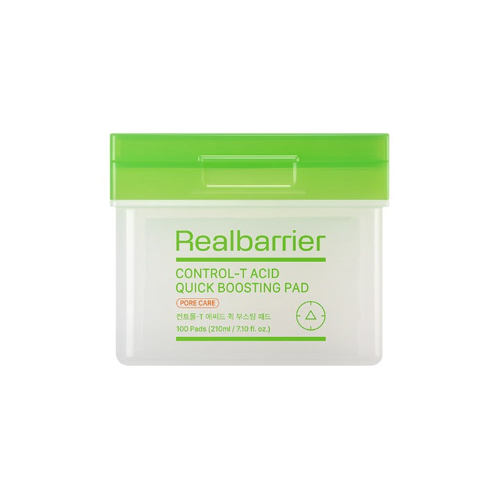 [Real Barrier] CONTROL-T Acid Quick Boosting Pad 210ml/100pads - LUUELA