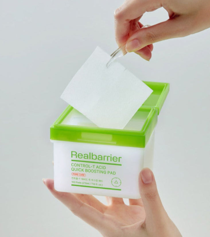 [Real Barrier] CONTROL-T Acid Quick Boosting Pad 210ml/100pads - LUUELA