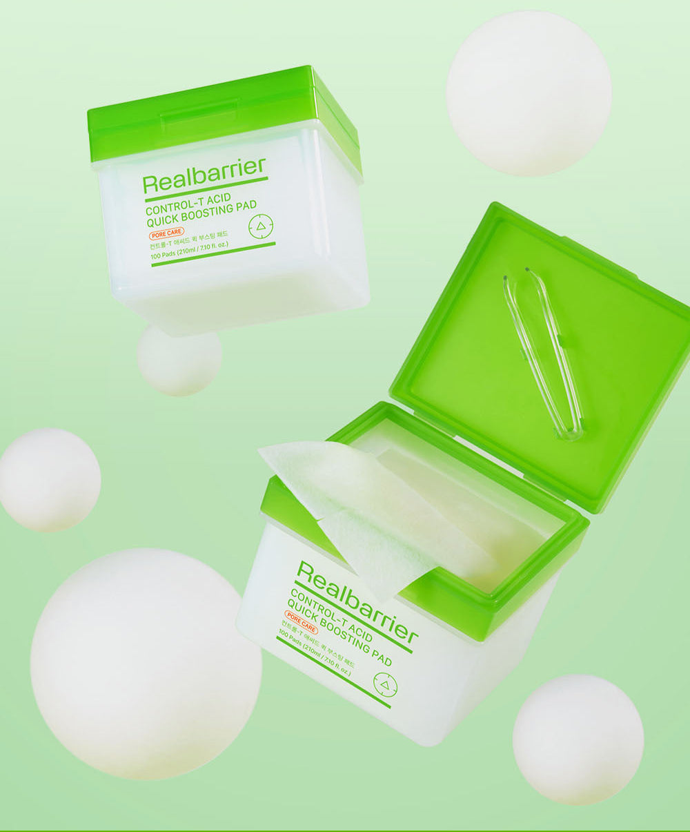[Real Barrier] CONTROL-T Acid Quick Boosting Pad 210ml/100pads - LUUELA