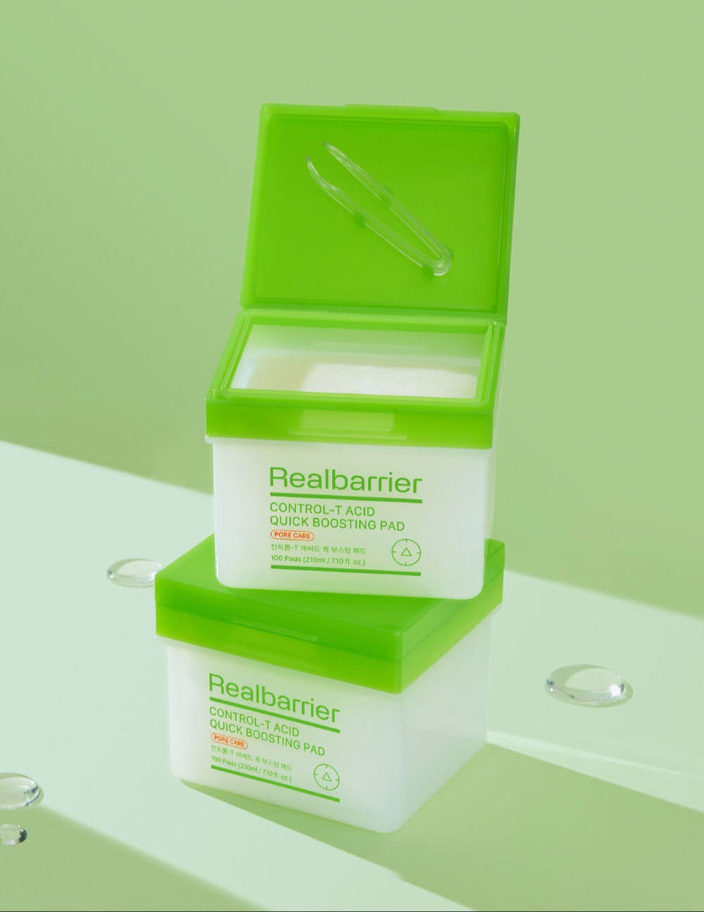 [Real Barrier] CONTROL-T Acid Quick Boosting Pad 210ml/100pads - LUUELA