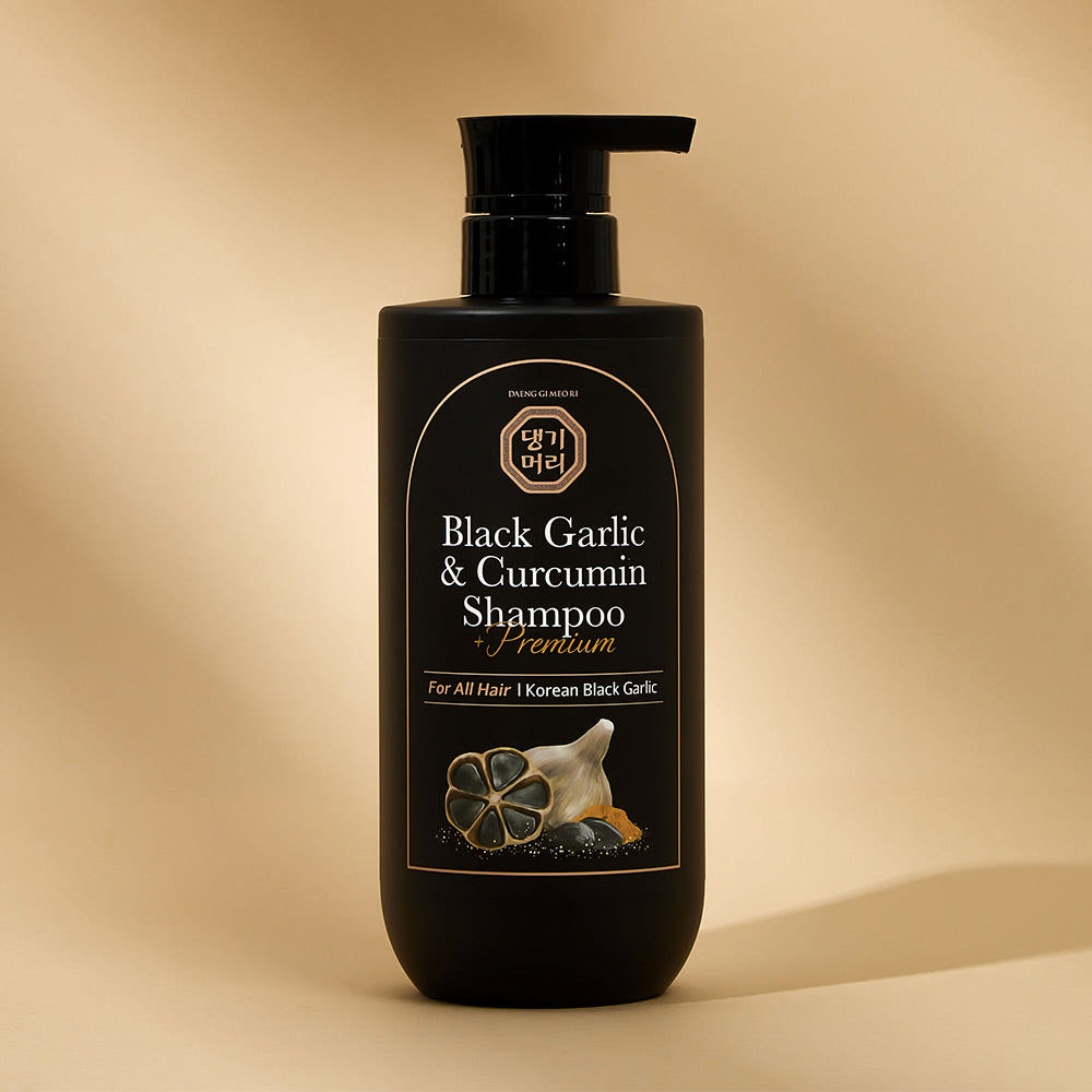 [Daeng Gi Meo Ri] Premium Black Garlic & Curcumin Shampoo 500ml - LUUELA