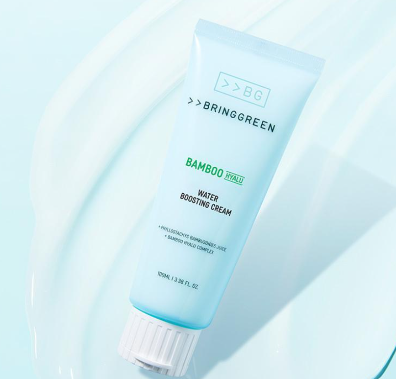BRINGGREEN Bamboo Hyalu Water Boosting Cream 100ml + 100ml [Double SET] - LUUELA