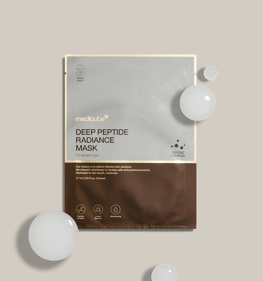 medicube Deep Peptide Radiance Mask 27g X 5ea - LUUELA