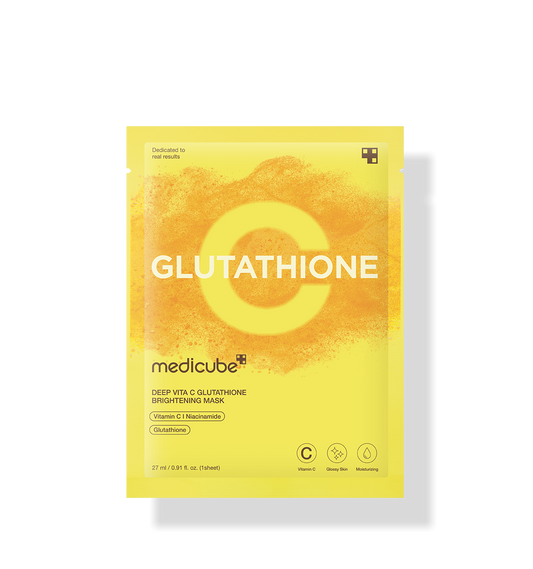 medicube Deep Vita C Glutathione Brightening Mask 27 X 5ea - LUUELA