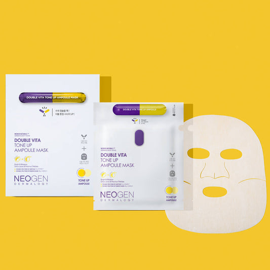 NEOGEN Dermalogy Double Vita Tone Up Ampoule Mask 30g X 5ea - LUUELA