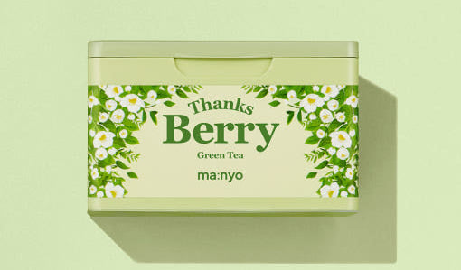 [MANYO FACTORY] Thanks Berry Green Tea Mask 310ml(30sheets) - LUUELA