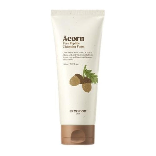 SKINFOOD Acorn Pore Peptide Cleansing Foam 150ml - LUUELA