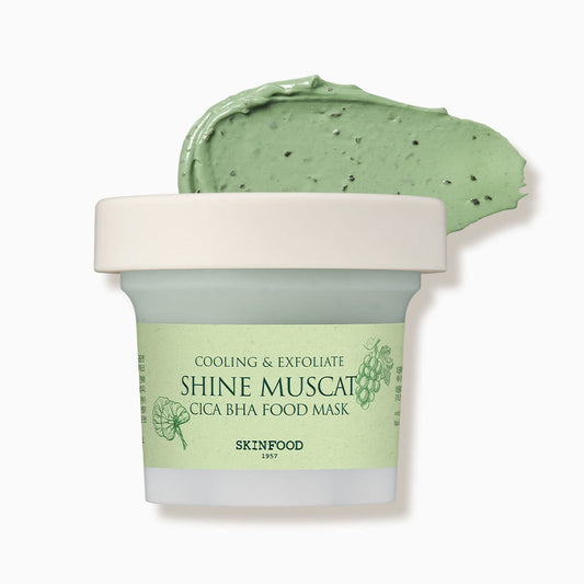 SKINFOOD Cica BHA Food Mask 120g #Shine Muscat - LUUELA