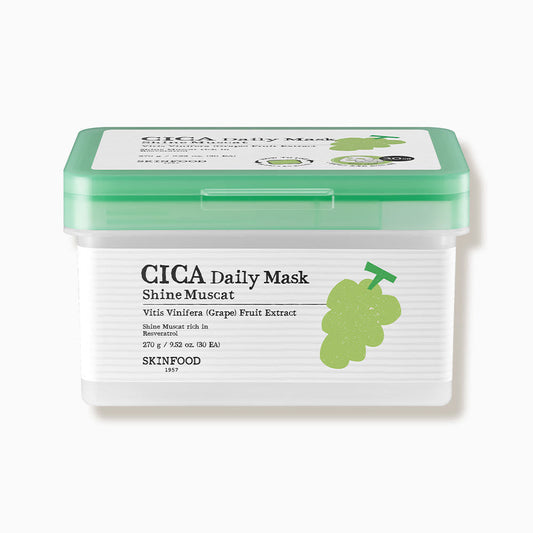 SKINFOOD Shine Muscat Cica Daily Mask 270g/30ea - LUUELA