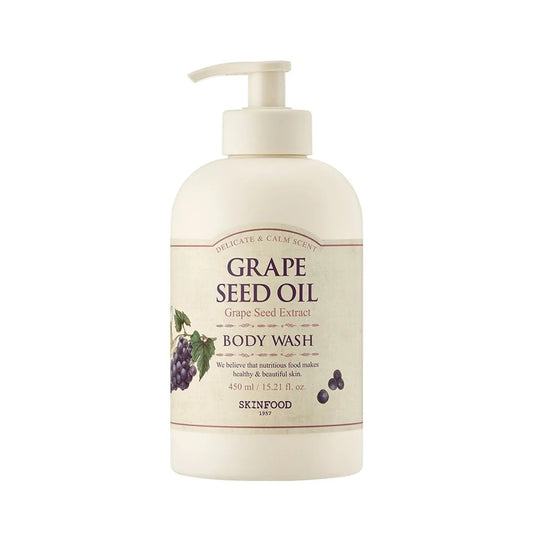 SKINFOOD Grape Seed Oil Body Wash 450ml - LUUELA