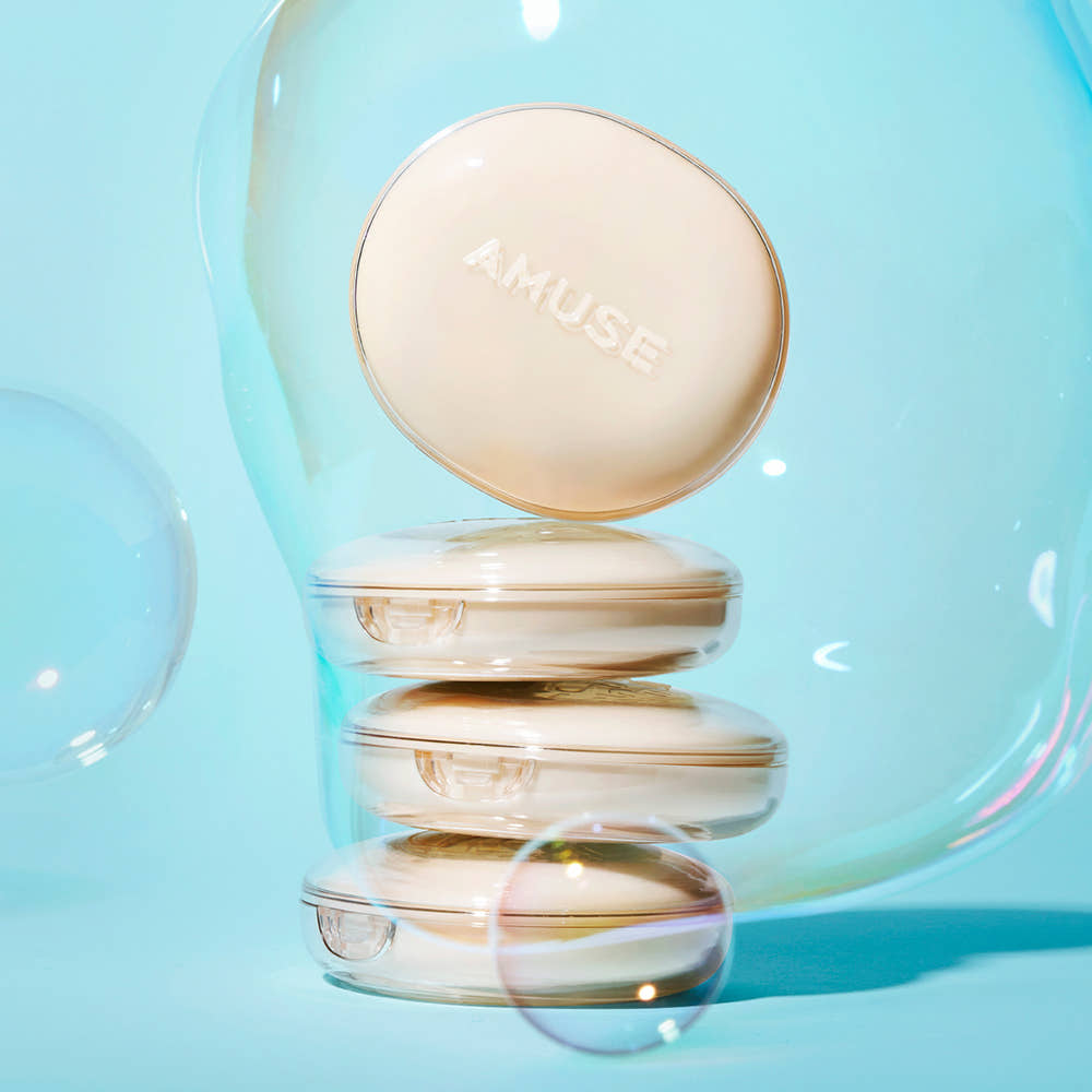 AMUSE Dew Jelly Master Cushion SPF38 PA+++ 15g + 15g(Refill) (4 Colors) - LUUELA