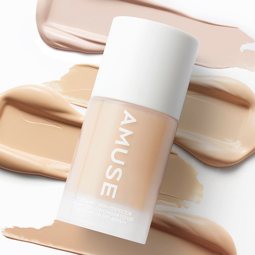 AMUSE Ceramic Skin Perfector Foundation SPF40 PA++ 30ml (4 Colors) - LUUELA