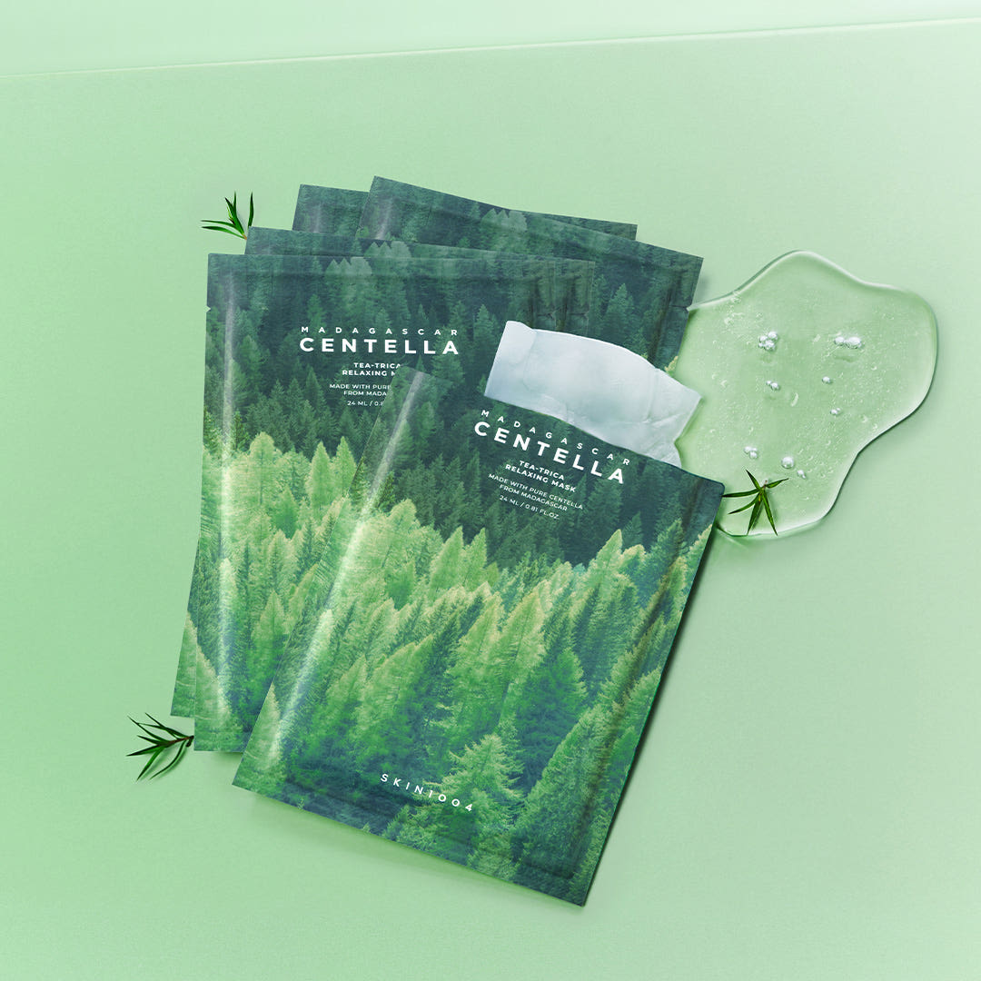 SKIN 1004 Madagascar Centella Tea-Trica Relaxing Mask 24ml X 5ea - LUUELA