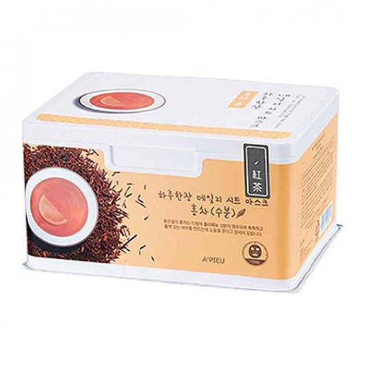 A'pieu Daily Sheet Mask 350ml/30ea #Black Tea - LUUELA