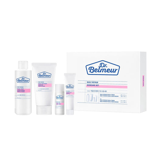 Dr.Belmeur Daily Repair Skincare Set (Toner 200ml + Moisturizer 120ml) - LUUELA