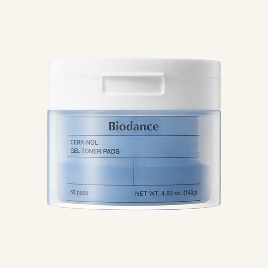 Biodance CERA-NOL Gel Toner Pads 140g/60ea - LUUELA