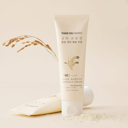 [THANK YOU FARMER] Rice Pure Barrier Capsule Cream 80ml - LUUELA