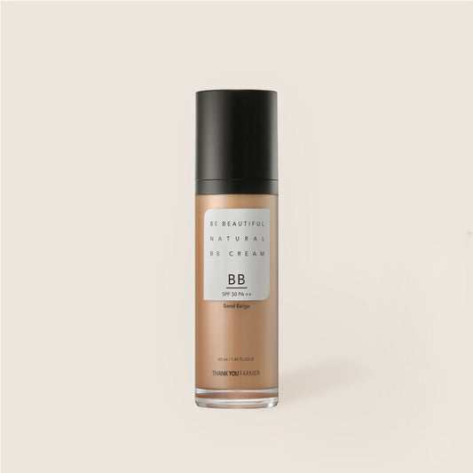 [THANK YOU FARMER] BE BEAUTIFUL NATURAL BB CREAM SPF30 PA++ 40ml #Sand Beige - LUUELA