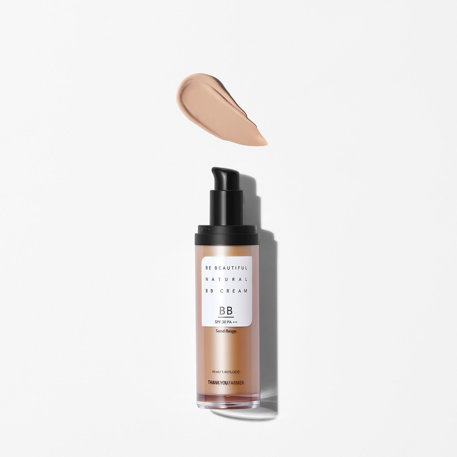 [THANK YOU FARMER] BE BEAUTIFUL NATURAL BB CREAM SPF30 PA++ 40ml #Sand Beige - LUUELA