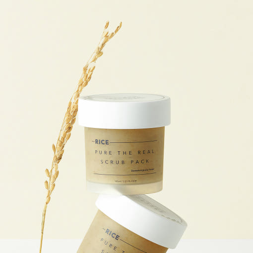 [THANK YOU FARMER] Rice Pure The Real Scrub Pack 100ml - LUUELA