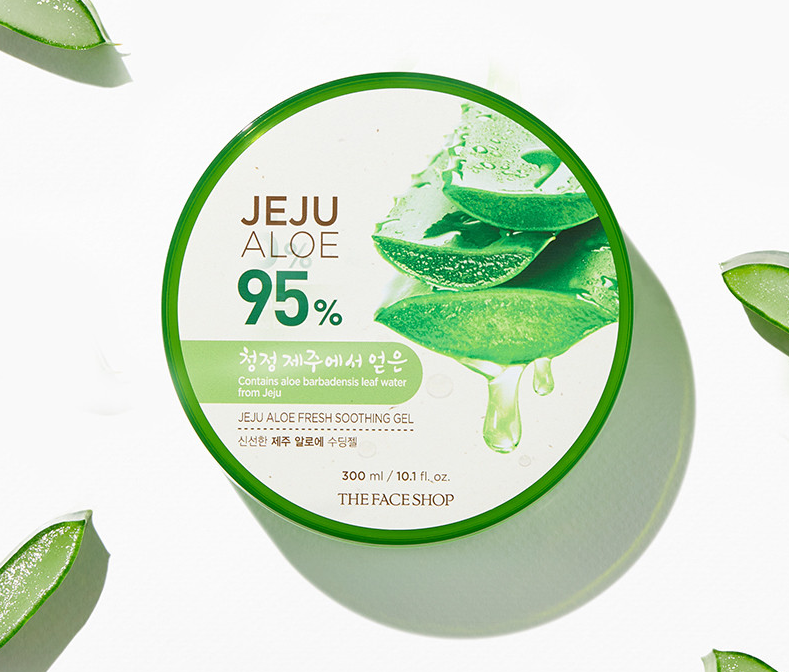 [THE FACE SHOP] Jeju Aloe Fresh Soothing Gel 300ml - LUUELA