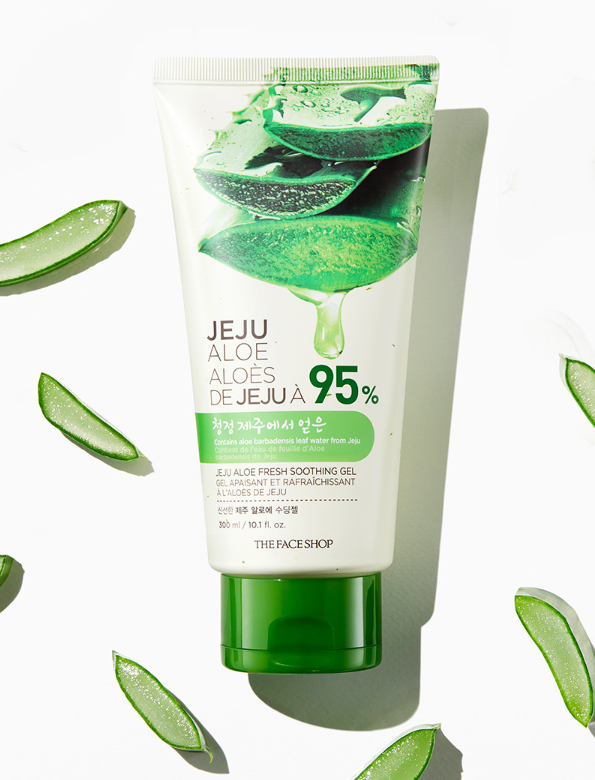 [THE FACE SHOP] Jeju Aloe Fresh Soothing Gel 300ml (Tube) - LUUELA