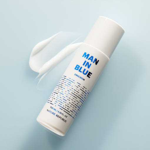 [NATURE REPUBLIC] MAN IN BLUE EMULSION 130ml - LUUELA