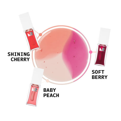 [NATURE REPUBLIC] Glaze Shine Lip Oil 7g (3colors) - LUUELA