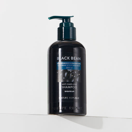 [NATURE REPUBLIC] Black Bean Anti-Hair Loss Shampoo 300ml - LUUELA