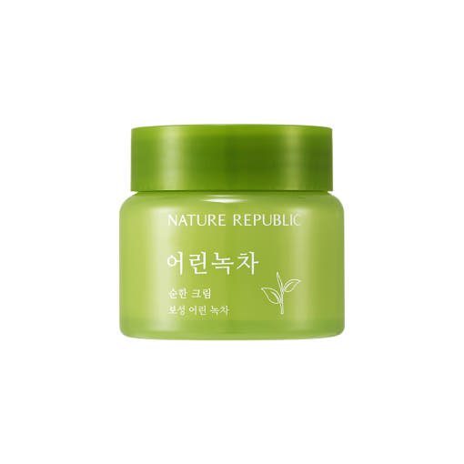 [NATURE REPUBLIC] Mild Green Tea Cream 55ml - LUUELA