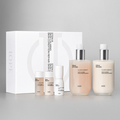 IOPE Stem 3 Softener & Emulsion Skincare SET - LUUELA